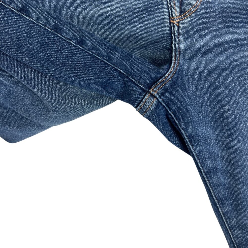 Good American Good Legs Straight High Rise Stretch Jeans Size 6 / 28 Indigo478 - Picture 3 of 10